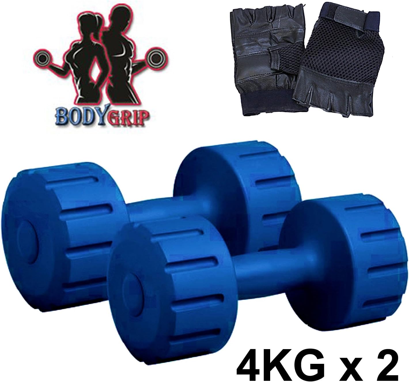 Bodygrip BG123830 Dumbbell Set Combo, 8Kg