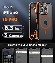 DEERLAMN Strong Magnetic Case for iPhone 16 Pro