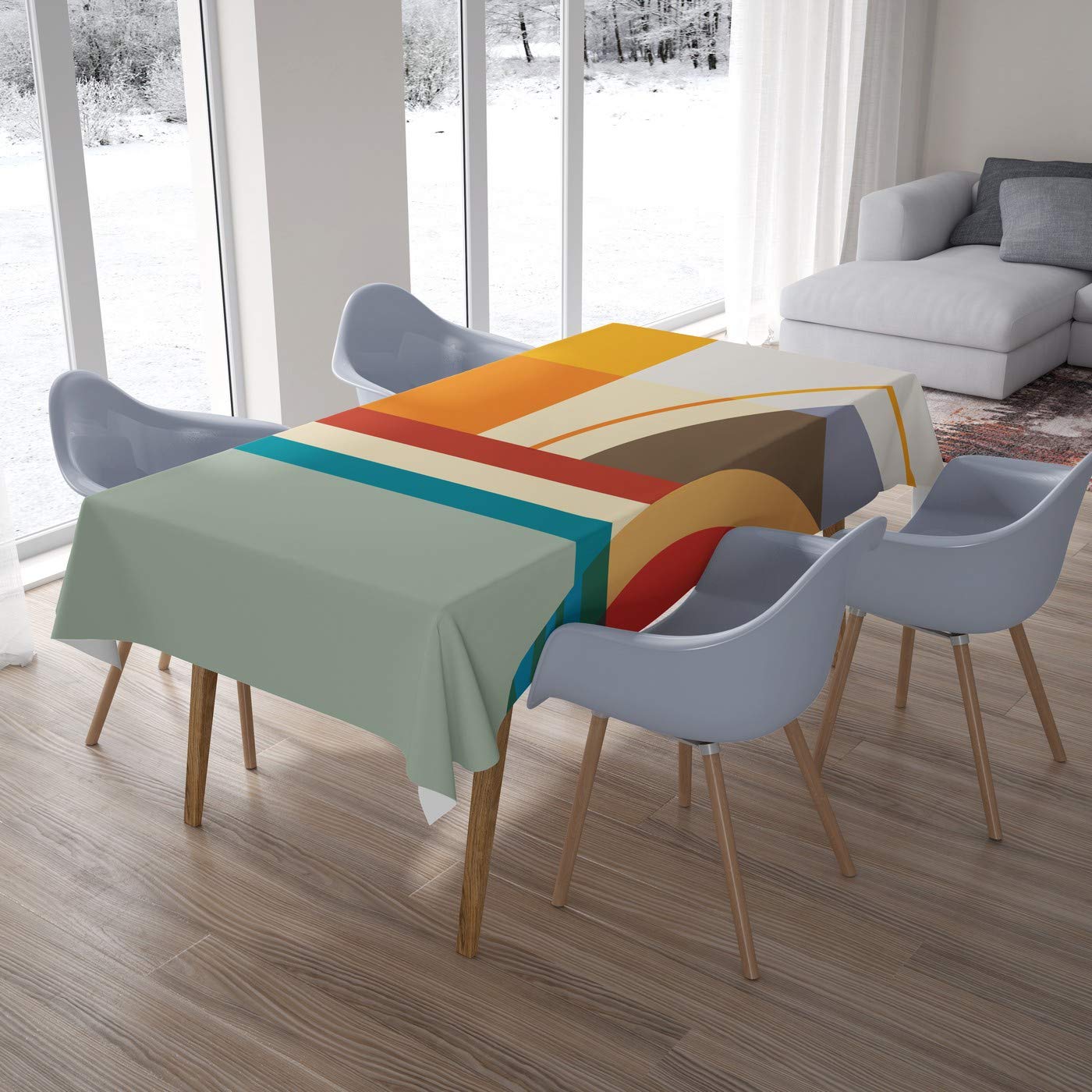 Bonamaison Kitchen Decoration, Tablecloth, 140cm x 200cm - Designed and Manufactured in Turkey