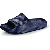 Weweya Slides for Women and Men - Bathroom Shower Shoes - Non Slip House Slippers - Lightweight Beach Sandals