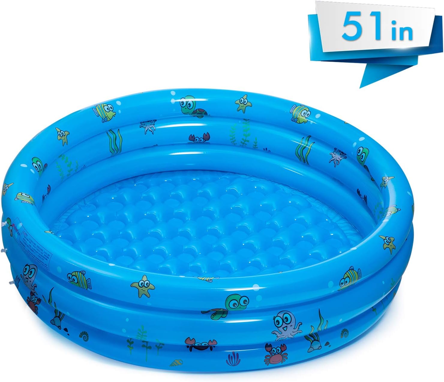WOYEZI Kiddie Pool Inflatable Pool for Kids, Paddling Kid