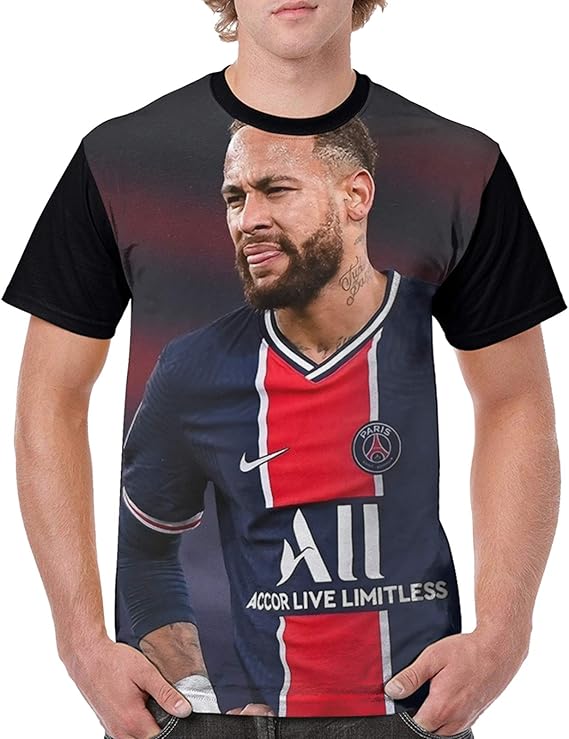 Amazon Co Jp ネイマール 2 オシャレ カジュアル 男女兼用 Tシャツ 創意デザイン 原宿系 おしゃれ 男女トップス 3d個性的tシャツ ィット夏服 柔らかい 快適 おもしろtシャツ トップス 吸汗速乾 服 ファッション小物