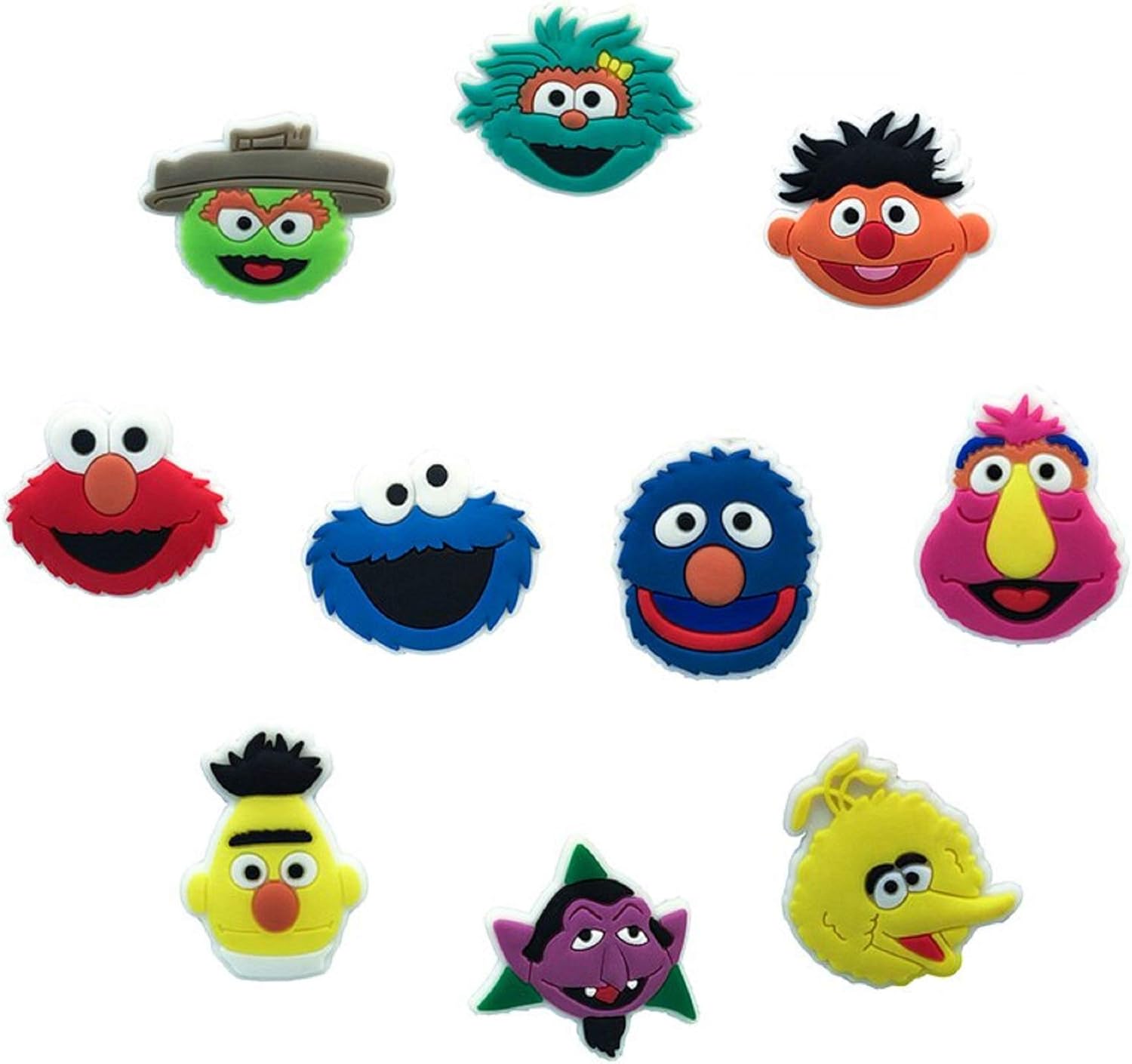 sesame street croc charms