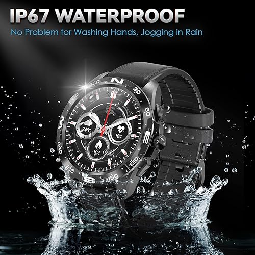 Smart Watch for Men Call Receive/Dial HD Full Touch Screen - Main Image