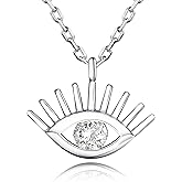 milapera Elegant Style Sterling Silver Necklace Pendant for Women, Adjustable Sterling Silver Necklace for Girls Perfect for Gift and Small Parties