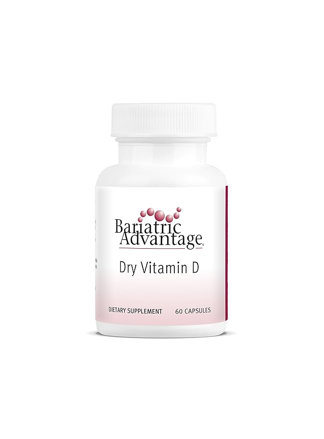 Bariatric Advantage Dry Vitamin D3 5000IU Capsules, 60