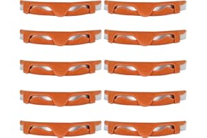 DEKELIY 10Pcs Hard Hat Sweatband Washable Reusable Sweat Bands for Hard Hats, Replacement Cotton Hard Hat Liner for Hard Hats Helmet Comforter Pad Hard Hat Accessories