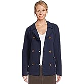 Mod-O-Doc womens Long Sleeve Double Breasted Jacket