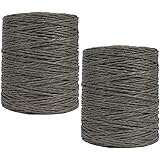2 Pack of Natural Cotton Line Rayon Raffia Yarn