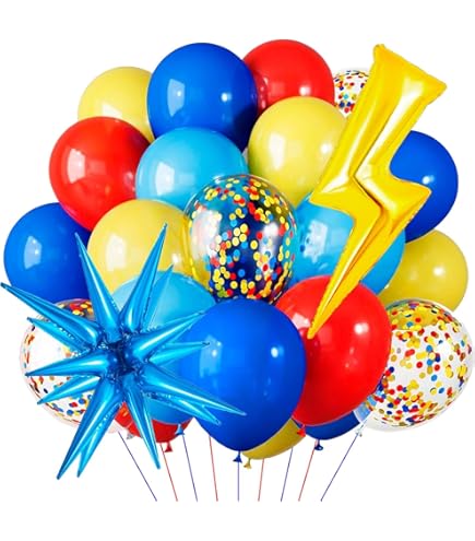 Toyland Sonic The Hedgehog Folieballonpakket – 1x 29″ Sonic-ballon & 1x 40″ Cijferballon (1-9), Voor Kinderfeestjes 2 miniatura