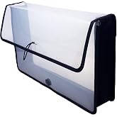 Lion Expand-N-File Poly Expanding Wallet, Legal, 16" x 10" x 0.5" (Max. Capacity 3"), Clear, 1ea. (48170-CR)