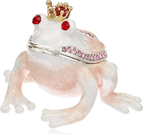 Amazon Co Jp ピィアース Piearth ジュエリーボックス ピンク王冠カエル Ex448 1 ジュエリー