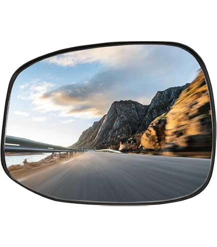 Miroir Latéral Droit Chauffant électrique Pour Mazda 3 Berline (BL) - Convexe, Gris, Avec Clignotant