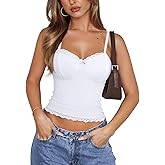 Avidlove Camisoles Tops for Women Lace Cami Tops Sexy Y2k Undershirts Cute Going Out Top