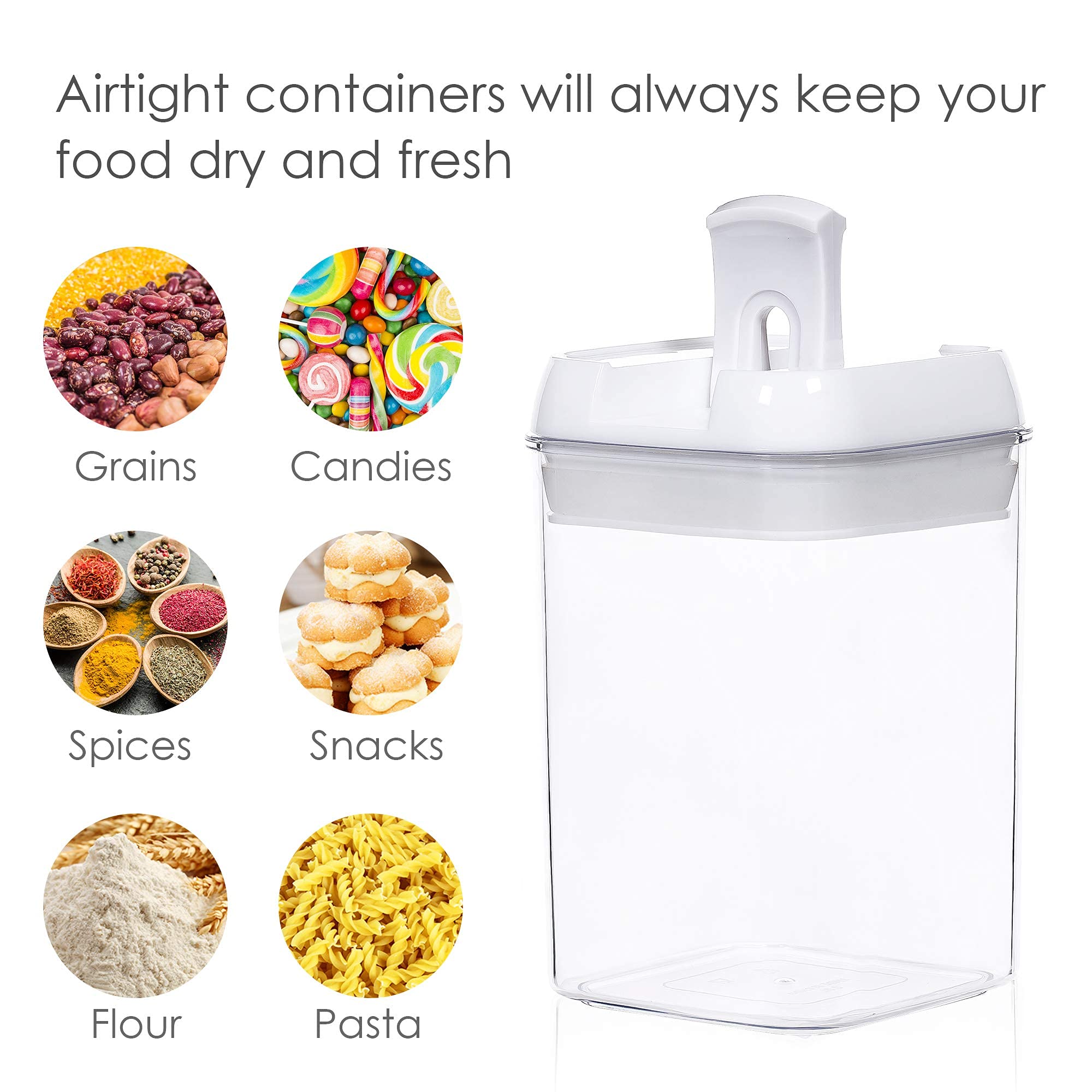 Vtopmart Airtight Food Storage Containers, 7 Count