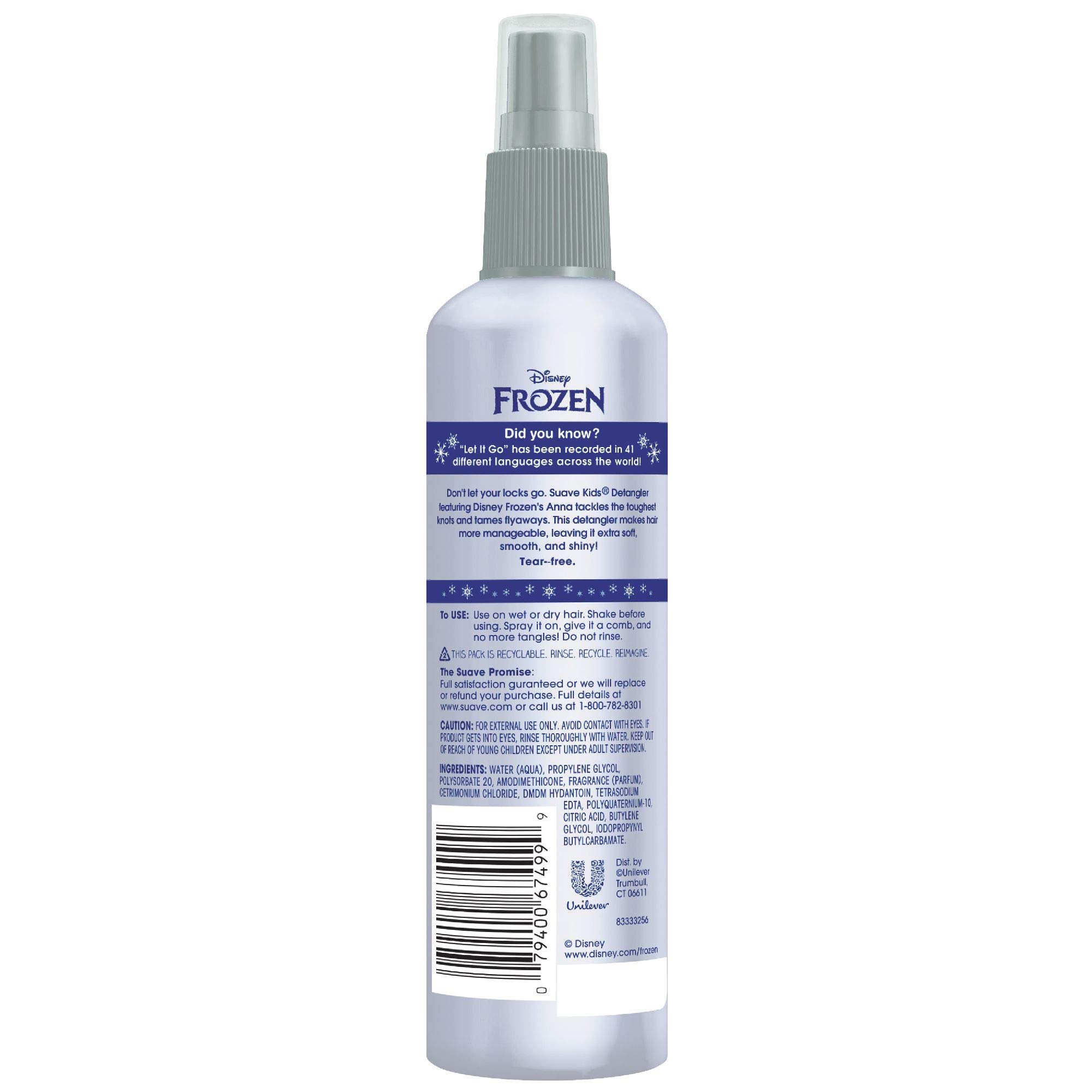 Suave Kids Disney Frozen Detangler Spray Anna Sparkle Berry 10