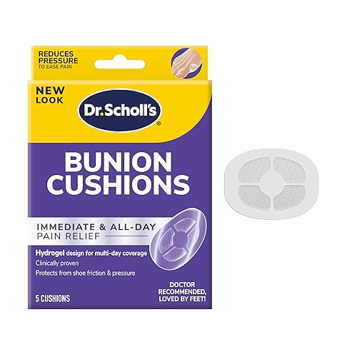 Scholl's BUNION CUSHION with Hydrogel Technology, 5ct