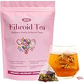 Auranic Natural Fibroid Herbal Tea Shrink & Ovarian Cysts Treatment, Natural Fertility Tea for Women to Get Pregnant Fast, Remedy and Restore Hormone Balance, Pregnancy and Womb Detox Fibroids Teabags
