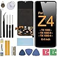 OLED Screen Replacement for Motorola Z4 6.4'' XT1980 XT1980-3 XT1980-4 Assembly LCD Display Touch Screen Digitizer with Tools (Not for Z4 Play)