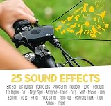 Hornit MINI Bike Bell Black/Black with Remote Trigger 25 Sounds 6 Lights view 5