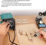 YIHUA 939-III Pyrography Tool Kit Dual Pen 20 Tips UK Plug 230V view 3