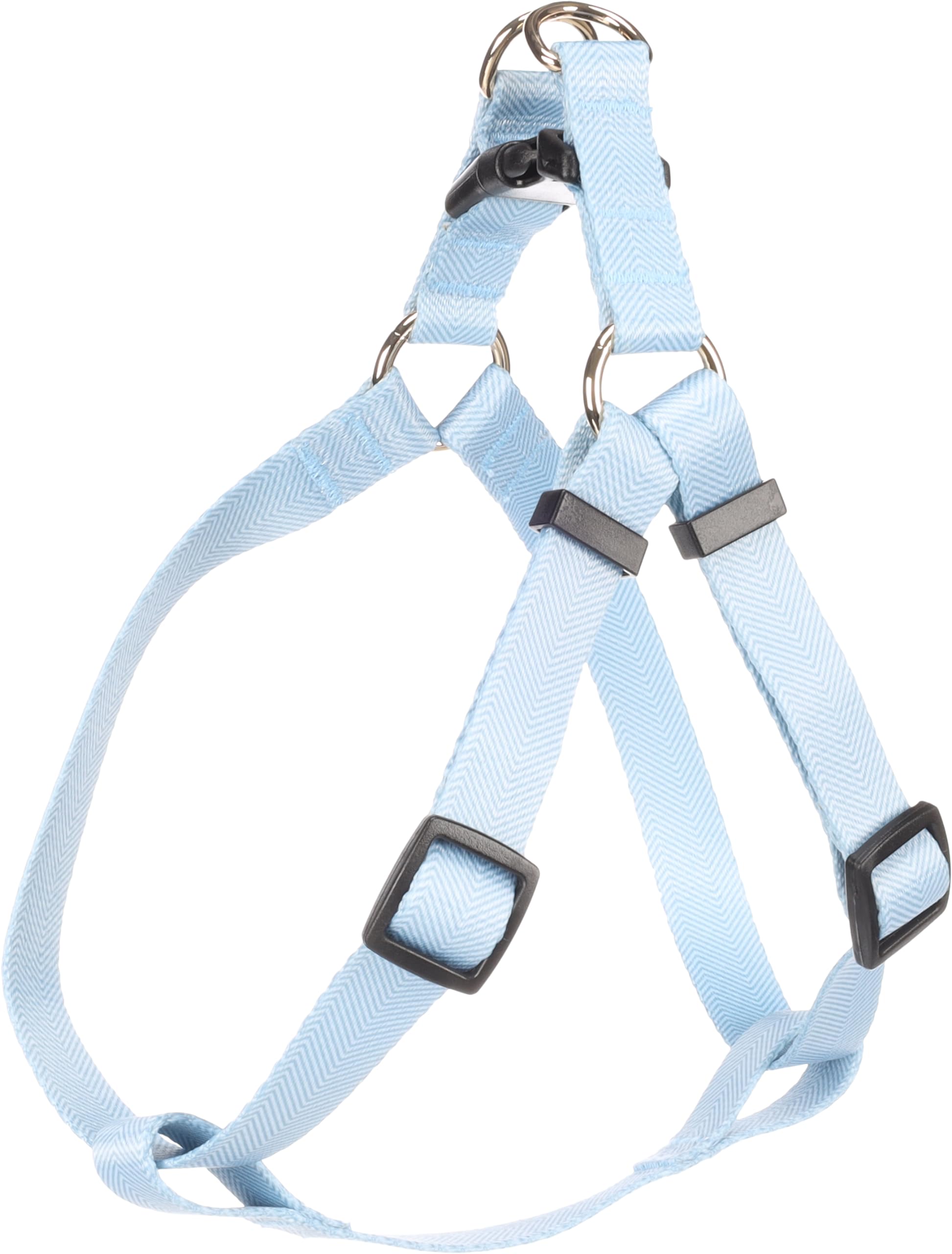 Flamingo Dog Harness Step&Go Noekie Blue M 35-60cm 35-60cm 20mm
