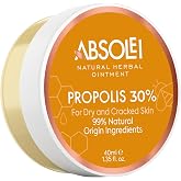 ABSOLEI Propolis Ointment, Natural 30% Propolis Ointment for Itchy, Dry and Cracked Skin, 1.35 fl oz