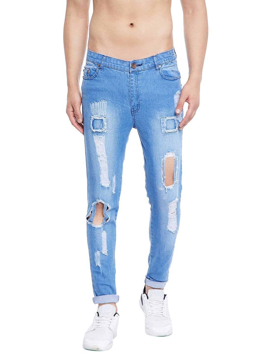 Buy Fugazee Men's Ripped Distressed Jeans at Amazon.in