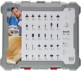 Bosch Professional 30 Pcs Mixed Router Bit Set Ø6 mm Shank Wood view 3