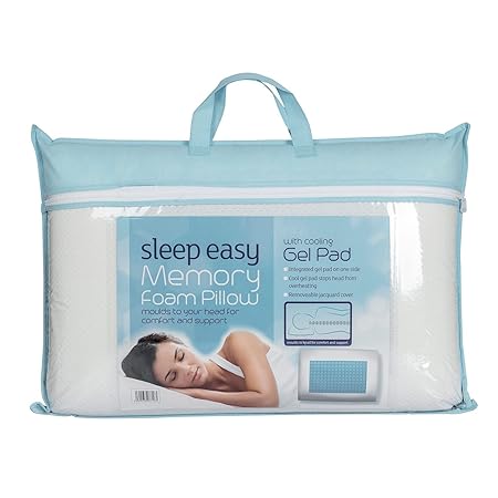 Homescapes Cool Gel Memory Foam Pillow With Integrated Cooling Gel
