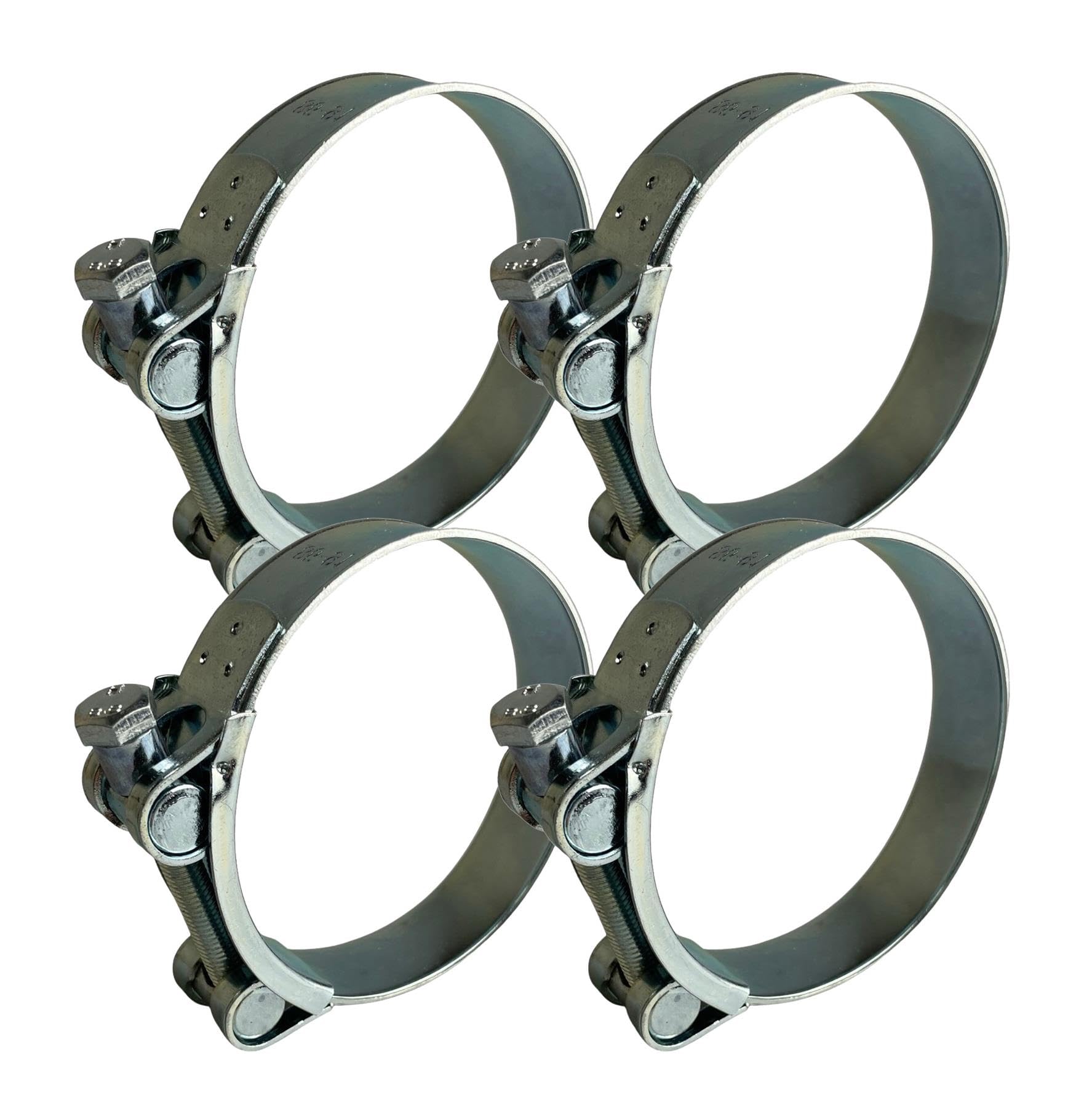 Boltza® Single Bolt Hose Super Clamp 92-97mm Clip Silicone Rubber Exhaust x4