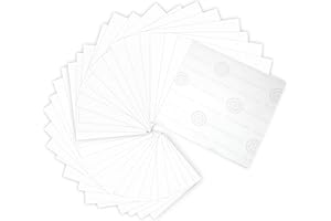 GLASSCO Bullseye Thinfire Kiln Shelf Paper for glass fusing supplies - 30 Sheets 5'' x 5'' Small Kiln Paper for Ultra Smooth Surface