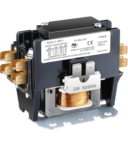 Amazon.com: Miller 217585 Contactor, Def Prp 25A 2P 24Vac Coil