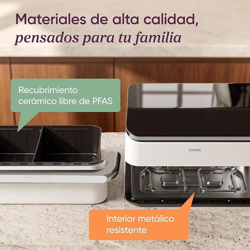 10L Dual Blaze Twinfry Air Fryer, Cesto Duplo com Divisor