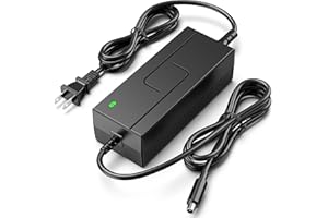 SAYSOLAK 42V 2A Charger for VOLPAM, Okai Electric Scooter, Compatible with VOLPAM SP06 SP03 SPT7 SP06 GS & Okai Neon Lite EA10, ES10, ES20, ES50B, ES520B Scooters, 9.8Ft Power Adapter for 36V Battery