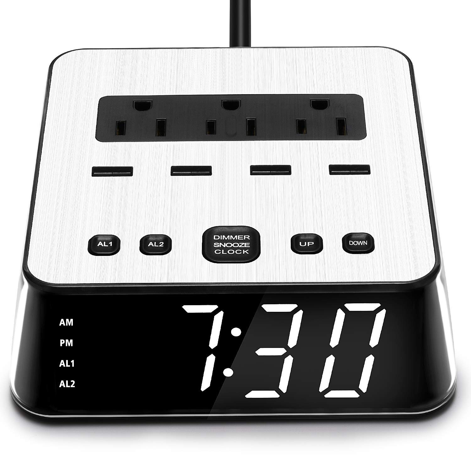 Amazon codes for JACKYLED UL Alarm Clock Charger