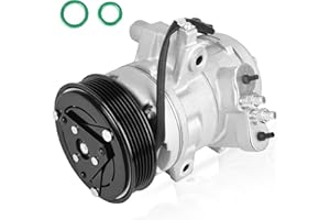 HYR Automotive Air Conditioning Compressor AC Compressor with Clutch Compatible with Ford Focus 2008-2011, Transit Connect 2010-2013, 2.0L, 6 grooves, 8S4Z19703BA, 98488