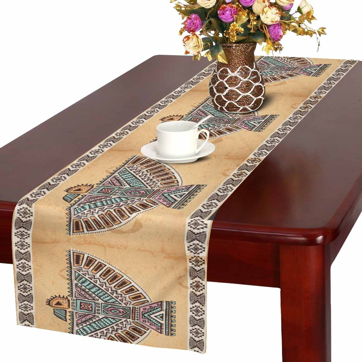 Amazoncom InterestPrint Tribal Native American Eagle Table Runner