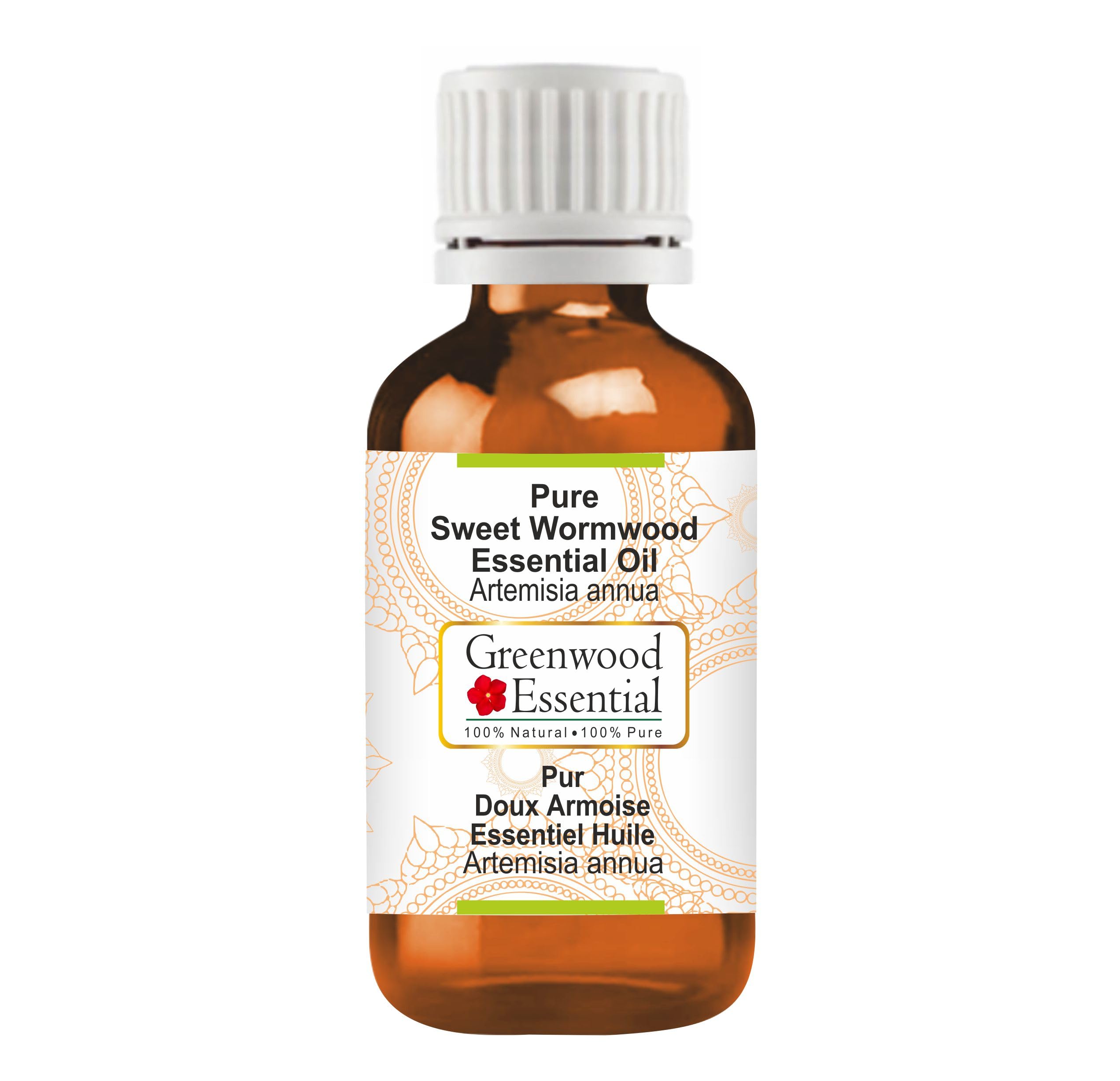 Greenwood Essential Pure Sweet Wormwood Essential Oil (Artemisia annua) Steam Distilled 15ml (0.50 oz)