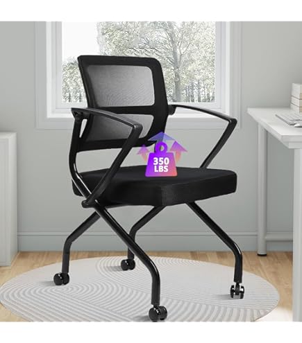 Waiting Room Chairs Visitor Chair Stackable Mesh Back With