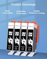 GPC Image 364XL Black Ink Cartridges Multipack for HP 364XL 5510 5520 6510 (4 view 4