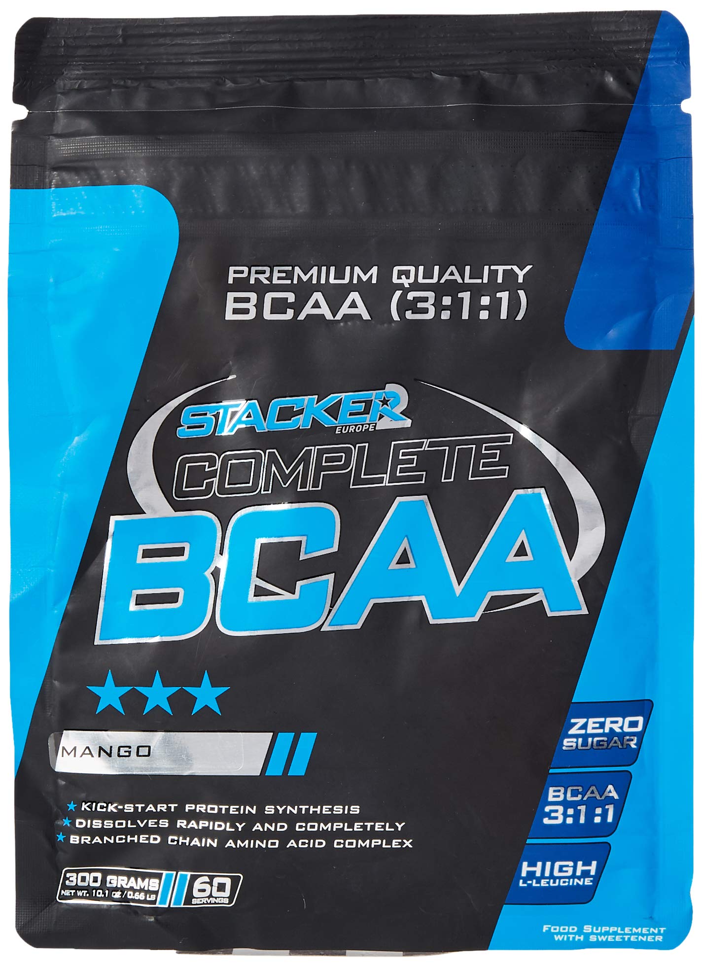 Stacker Complete BCAA (300g) Mango