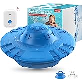 Pool Alarm for Inground &amp; Above Ground Pools &ndash; Floating Pool Safety Alarm with 110dB Siren, Adjustable Sensitivity, Weatherproof&ndash; Covers up to 20' x 40' &ndash; Protects Kids &amp; Pets (Blue)