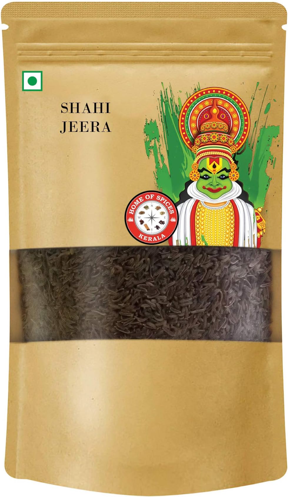 Home of Spices Black Cumin Seeds Pouch, 100 g