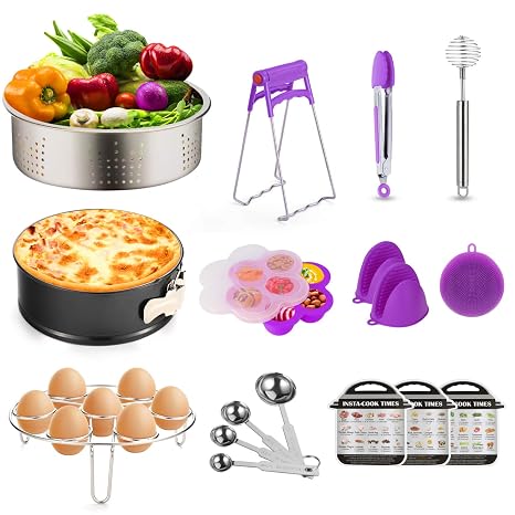 Pressure Cooker Accessories Compatible with Instant Pot 5,6,8 Qt, 17Pcs Set