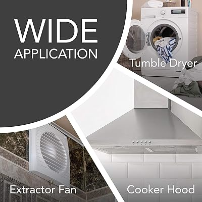 Buy Dryer Vent Wall Plate 4 Inch White Plastic Duct Connector Flange For Ventilation Straight Pipe Cooling And Heating Small Through The Wall Trim Collar Ducting With Mounting Plate Quick Connect Online