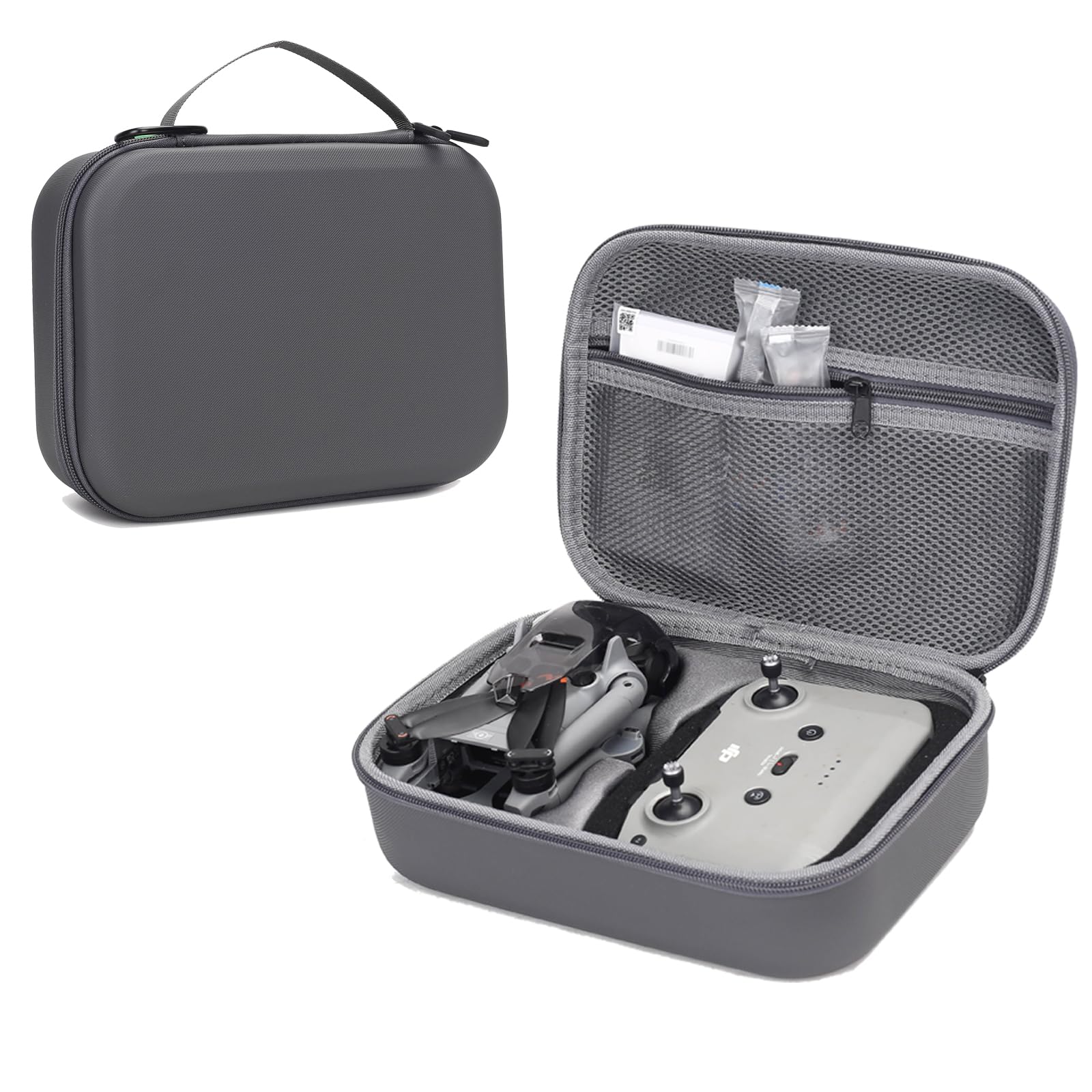 Miieomi Storage Bag for DJI Mini 5 Pro-Newest Portable Mini 5 Pro Drone Case Travel Handbag Carrying case Compatible with DJI Mini 5 Pro, DJI RC 2/ RC-N3 Controller and Accessories-Grey