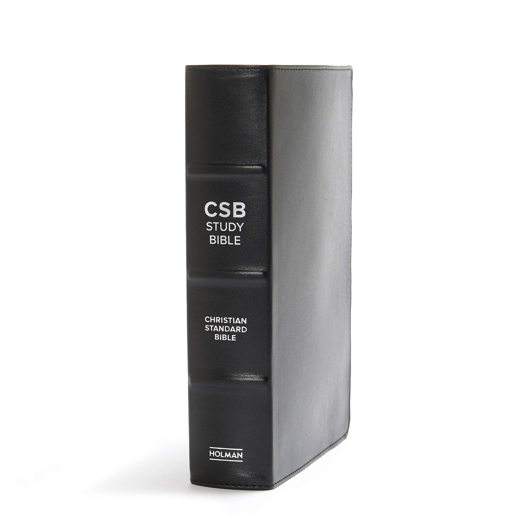 CSB Study Bible, Premium Black Leather, Red Letter, Study Notes and Commentary, Illustrations, Articles, Word Studies, Outlines, Timelines, Easy-to-Read Bible Serif Type