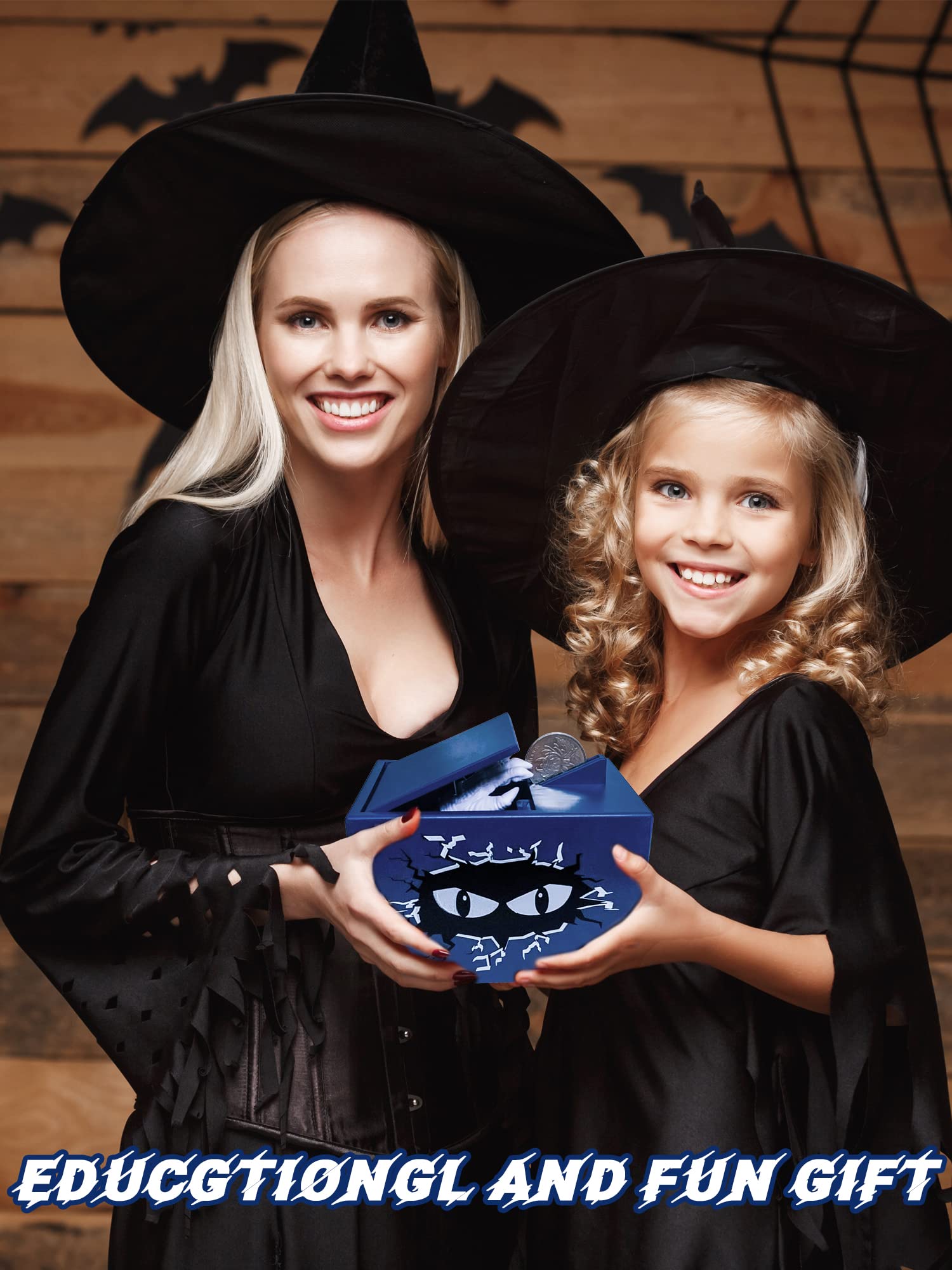 Cevly Stealing Coin Box,Coin Bank for Kids,Electronic Ghost Hand Piggy Bank,Monster Bank Toy,Birthday Halloween for Boys Girls Kids