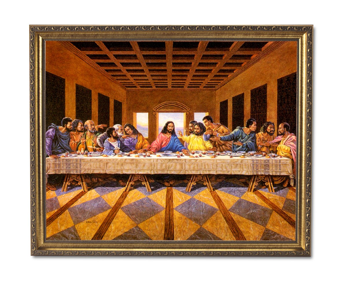 Buy African American Black Last Supper Jesus Christ Religious Wall Art